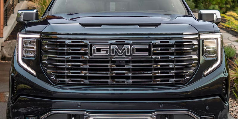 Front view of a GMC Sierra 1500