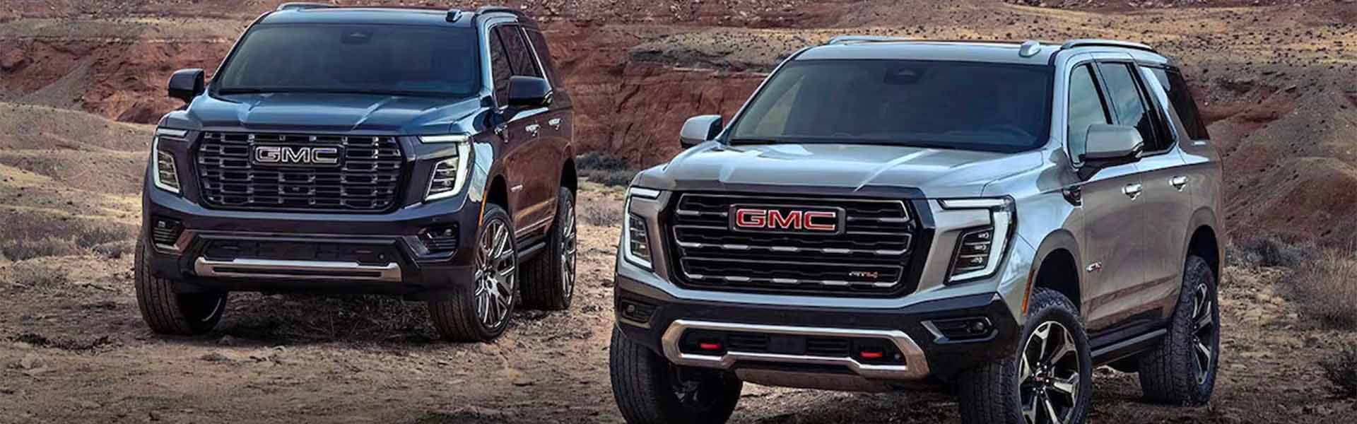 2025 GMC Yukon in a mountain landscape