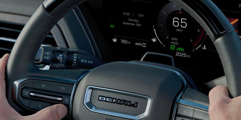 2025 GMC Yukon interior dashboard and infotainment display